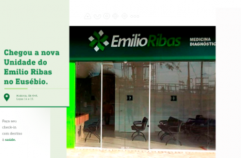 UNIDADE EUSÉBIO, SEU NOVO ENDEREÇO EMILIO RIBAS UNIDADE EUSÉBIO, SEU NOVO ENDEREÇO EMILIO RIBAS